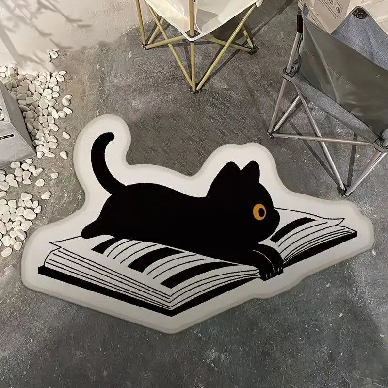 Cute Cat Bedroom Floor Mat - 1 Piece