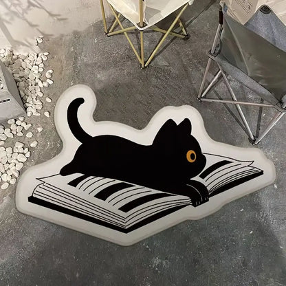 Cute Cat Bedroom Floor Mat - 1 Piece