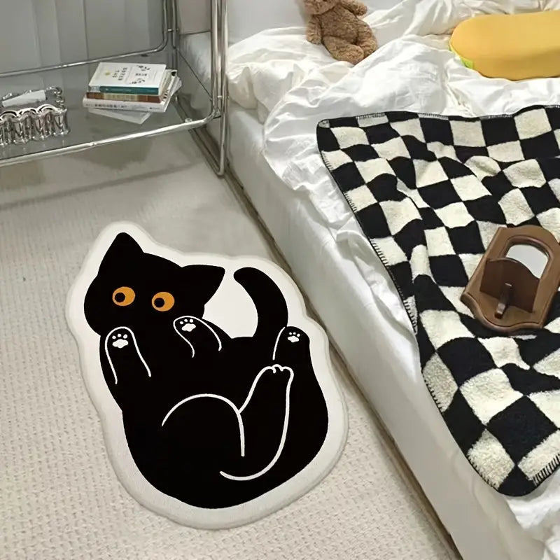 Cute Cat Bedroom Floor Mat - 1 Piece