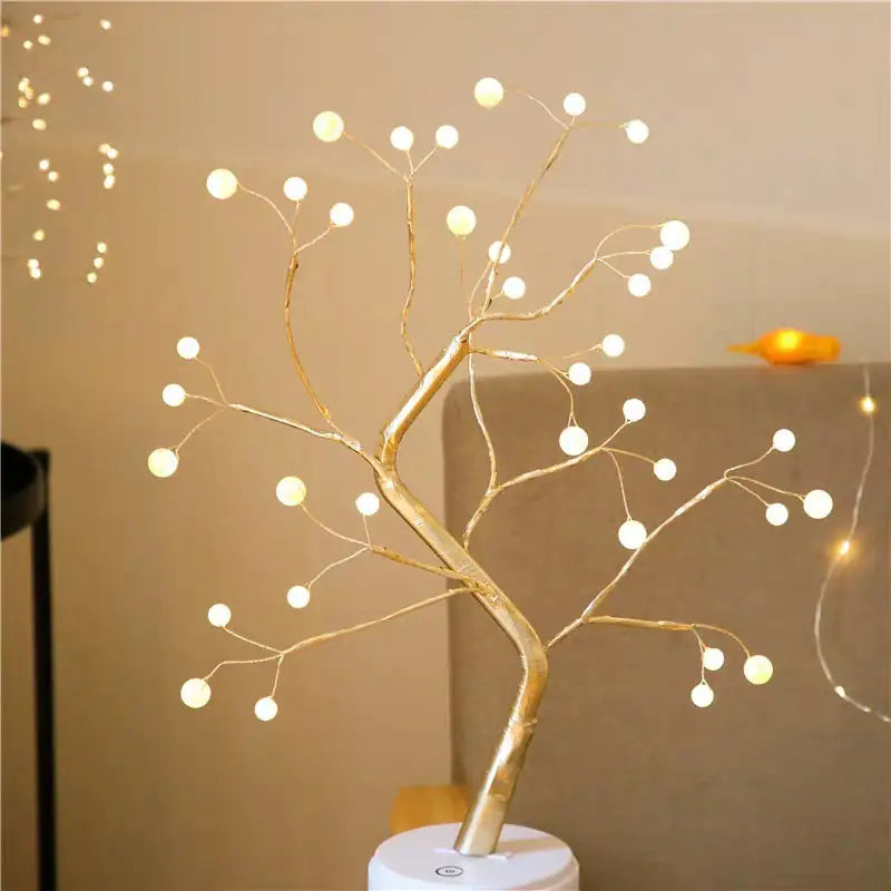 Led Tree Wire Light Bedroom Light
