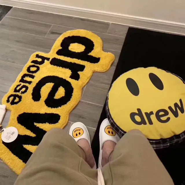 Smiley Face Rug for Bedroom Decor